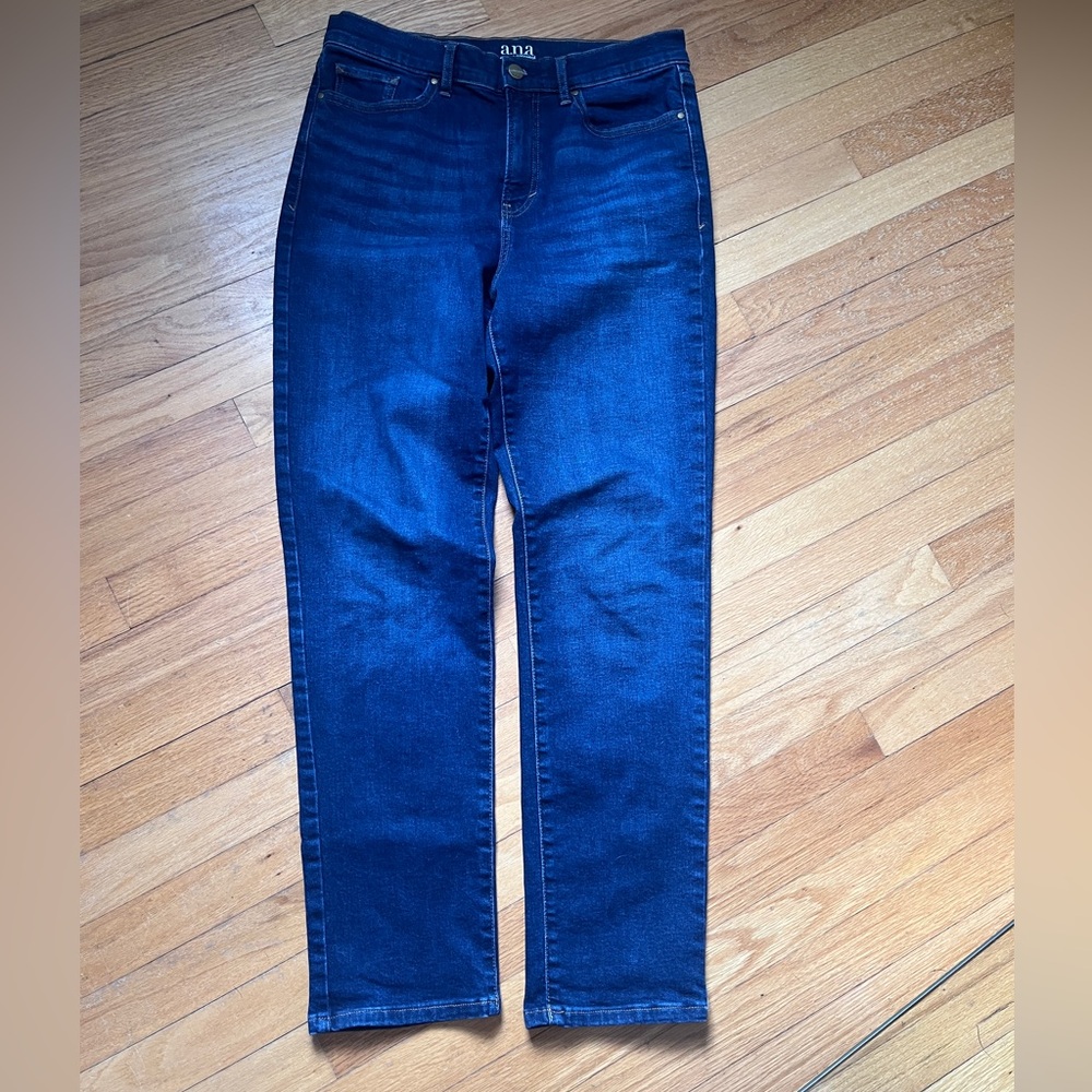 Ana womens Dark Blue Denim Jeans 10